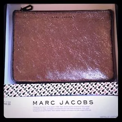 Marc By Marc Jacobs Rose Golden Metallic Case / Pouch - NWT • $89