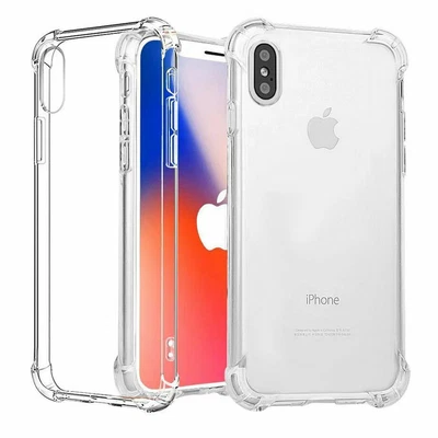 $4.99 • Buy IPhone 13 12 11 Pro Max X XS XR 6 7 8 Plus Case Clear Shockproof Back Cover