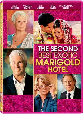 The Second Best Exotic Marigold Hotel - DVD -  Very Good - Seema AzmiVikram Sin • $6.99