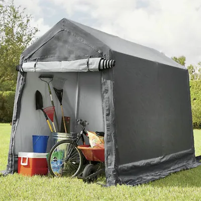 Impact Canopy Portable Storage Shed Garage Motorcycle Cover Tool Lawnmower Shed • $196.99