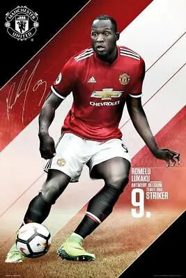 Manchester United : Lukaku 2017-18 - Maxi Poster 61cm X 91.5cm New And Sealed • $11.24