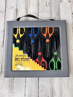 New Rainbow Scribblers Sassy Scissors Collection Set Of 6 Decorative Cut • $9.88