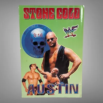 STONE COLD STEVE AUSTIN POSTER 1998 3:16 VINTAGE  11x17” WWE WWF • $19