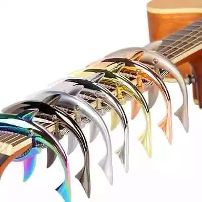 Guitar Capo Personalized Shark-shaped Shark Capo Tone Clip For Mandolin Ukulele • $20.78