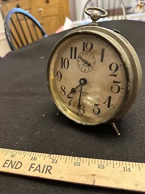 Antique 1925 Westclox Peg Leg Big Ben Alarm Clock - Working But • $35