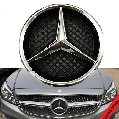Front Grille Star Emblem Logo For Mercedes-Benz 2015-2018 CLA250 C300 C43 E350 • $21.71