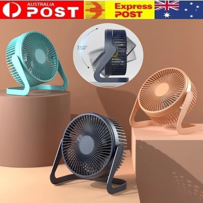 $16.75 • Buy Portable 360° Mini Fan Travel USB Powered Quiet Desktop Fan Personal Cooler Gift
