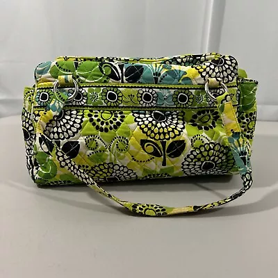 Vera Bradley Purse Limes Up Yellow Green Shoulder Bag Purse • $18