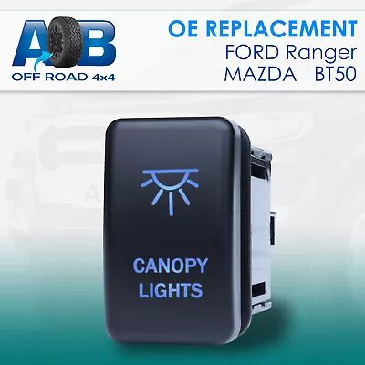 Canopy Lights F1b14b Push Switch For Ford Ranger Mazda Bt50 Led Blue On-off • $22