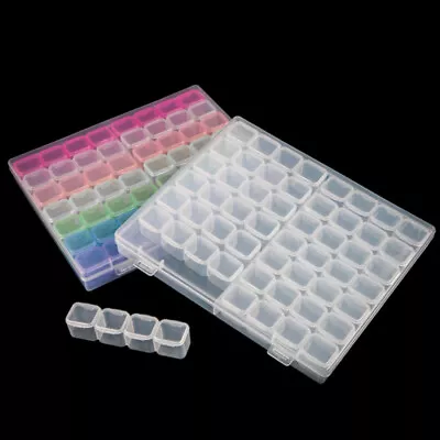 Multifunction Organizer 56 Grids Storage Box Jewelry Beads Removable Nail _ji • $8