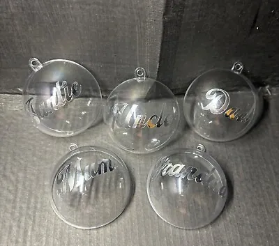 Personalised Baubles Christmas Tree Decorations • £5