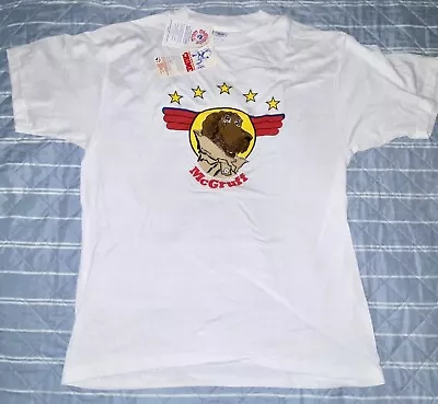 Vtg McGruff The Crime Dog 3-D Appliqué T-Shirt Single Stitch Adult XL NWT • $59.95