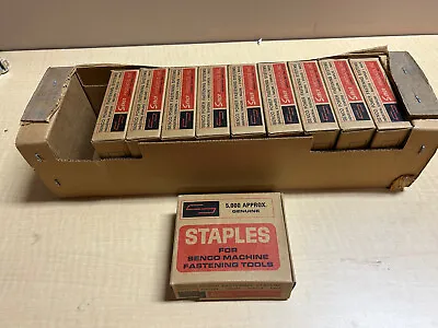 Senco Staples N4450 5/8  L10 10 Boxes - 50000 Pieces! • $50