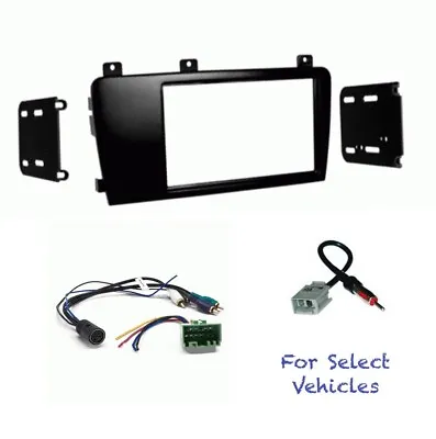 Double Din Car Stereo Radio Dash Kit Combo For Some S60 V70 XC70 Volvo W/ Amp • $42.95