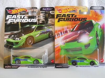 Hot Wheel Premium Fast & Furious  Mitsubishi Eclipse Lot Of 2: Fast Stars Other • $30