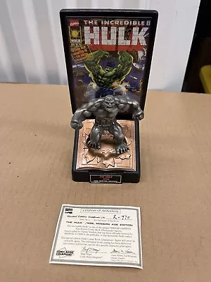 Marvel Comic Book Champions Modern Age Hulk Pewter Figurine Limited Edition 1996 • $19.99