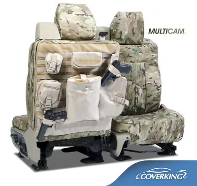 NEW Custom-Fit Multi-Cam Classic Camo Tactical Seat Covers W/MOLLE Back USA-MADE • $399.99