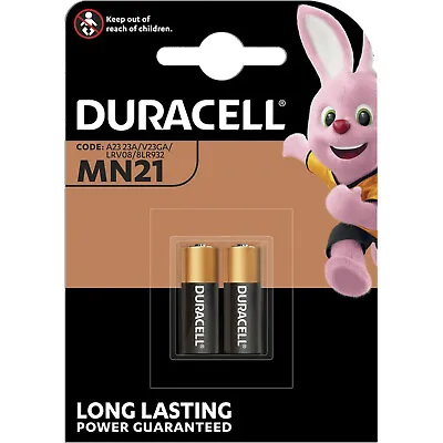 2 X DURACELL LR23A 12V Garage Door  Alkaline Battery • £3.35