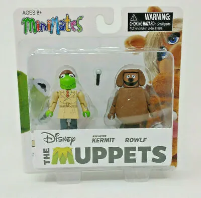 The Muppets Minimates Action Figures- Kermit Fozzie Beaker Rowlf Bunsen • $29.99