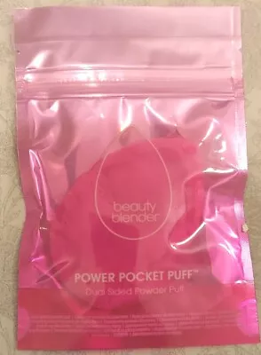 New Sealed ~ BeautyBlender Power Pocket Puff Dual Sided Pink Powder Puff + Gifts • $10.99