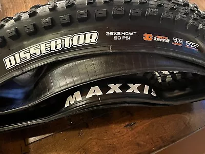 Maxxis Dissector 29x2.4wt 3c Max Terra Exo Tr Mtb Mtn Bicycle Tire  • $45