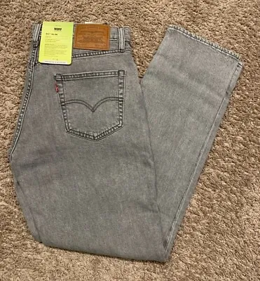 Levi's Premium 511 Slim Fit Jeans W Stretch Gray Men's Sizes NWT RT$98 5078 • $42.99