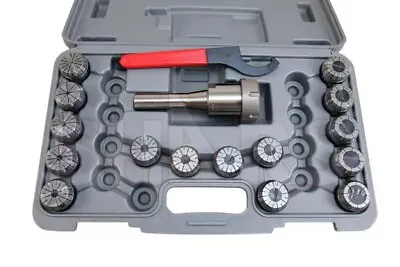 Shars R8 Er 40 Spring Collet Chuck Set 17 Pcs .0005” New R[ • $149.95