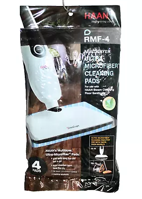 HAAN RMF-4 Microfiber Cleaning Pads Replacement Blue 4-Pack NEW Sealed • $22