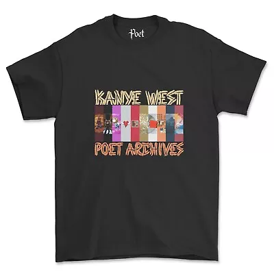 Kanye West Albums T-Shirt Donda Life Of Pablo Dropout Graduation Kanye Yeezus • £20