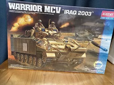 Academy British Warrior MCV Combat Vehicle Iraq War 2003 1/35 Scale Model Kit • $33.87