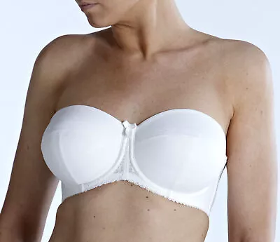 Charnos Josephine Multiway Strapless White Bra Size 32C • £9.90