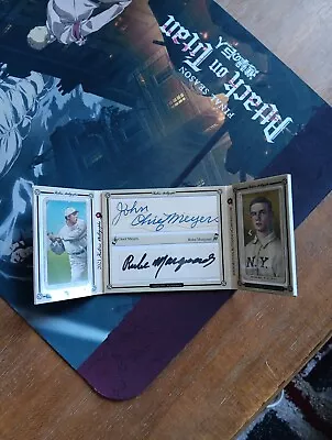 2021 Historic Autographs 1909-11 Rube Marquard T206 Autograph Chief Meyers • $400