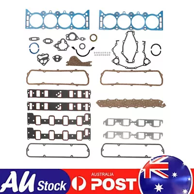 Full Engine Gasket Kit For Holden Commodore V8 253 304 308 EFI& Carby PFEGKR3000 • $105.86