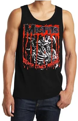 Misfits N HEAVY METAL Band Black Tank Top Men's Sizes • $12.99