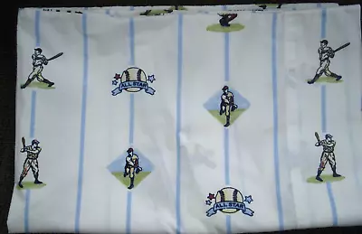 Pottery Barn Kids Baseball “All Star” Print Standard Pillowcase • $12.99