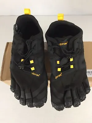 Vibram V-Trail 2.0 Men's Trail Running Shoes Black/Yellow M46 • $60.75