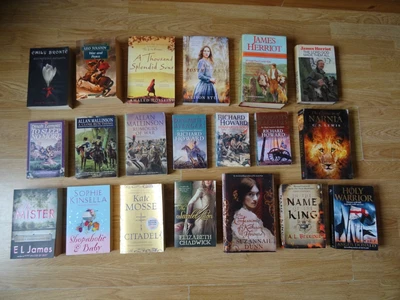 £5.99 • Buy 20 X Novels - Inc. Tolstoy, Emily Bronte, CS Lewis, Kate Moss, EL James, Herriot