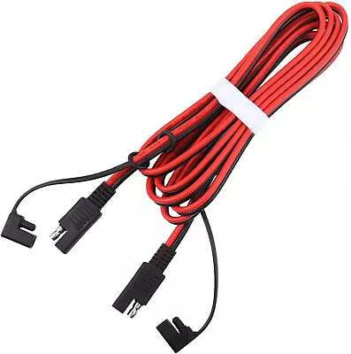 14AWG SAE To SAE Extension Cable 3-10Ft 2 Pin Quick Disconnect Wire Harness Cord • $6.99