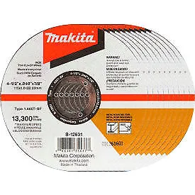 Makita INOX Thin Cut-Off Wheel 60 Grit Type 1 4-1/2  Dia X 1/25  T X 7/8  Cntr • $39.57