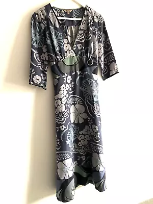 £20 • Buy Kew 100% Silk Dress Flower Print -  Size 10 Beautiful