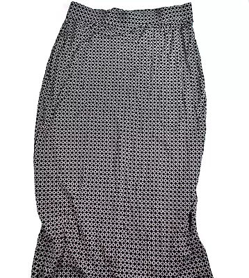 Liz Claiborne Womens Full-Length Flex Skirt 36x39 XL 15  Split Great4 Summer NEW • $26.49