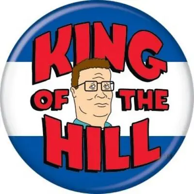 $6.30 • Buy King Of The Hill Hank Hill Logo Button Pin