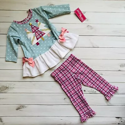 NWT Molly & Millie Christmas Tree Pink 2 Piece Set • $65