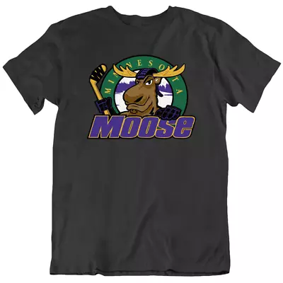 Hockey Minnesota Moose IHL Team Sport Retro T Shirt Tee Gift New • $20.98