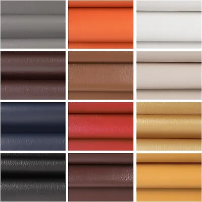 54  Wide Faux Leather Vinyl Fabric By The Yard DIY Crafts Furniture Upholstery • $9.99
