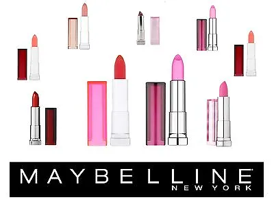 BRAND NEW MAYBELLINE COLOR SENSATIONAL LIPSTICK & POPSTICKS Various Colours • £69.98