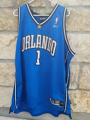 Mens Reebok Size 2XL Orlando Magic Tracy McGrady #1 NBA Jersey Sewn • $24.85