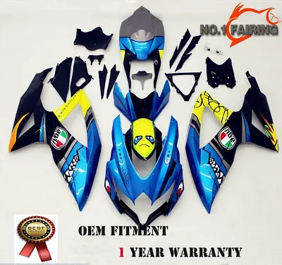 K8 Blue Shark ABS Bodywork Fairing Kit For SUZUKI GSXR600 GSXR750 2008-2010 2009 • $369.08