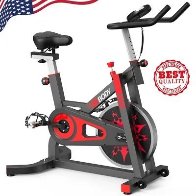 Fitness Exercise Bike Indoor Cycling Stationary Bicycle Home Gym Cardio Workout • $152.99