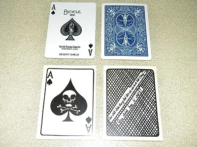 Vietnam  & Desert Shield   Ace Of Spades Death Cards  Same Day Shipping  • $12.95